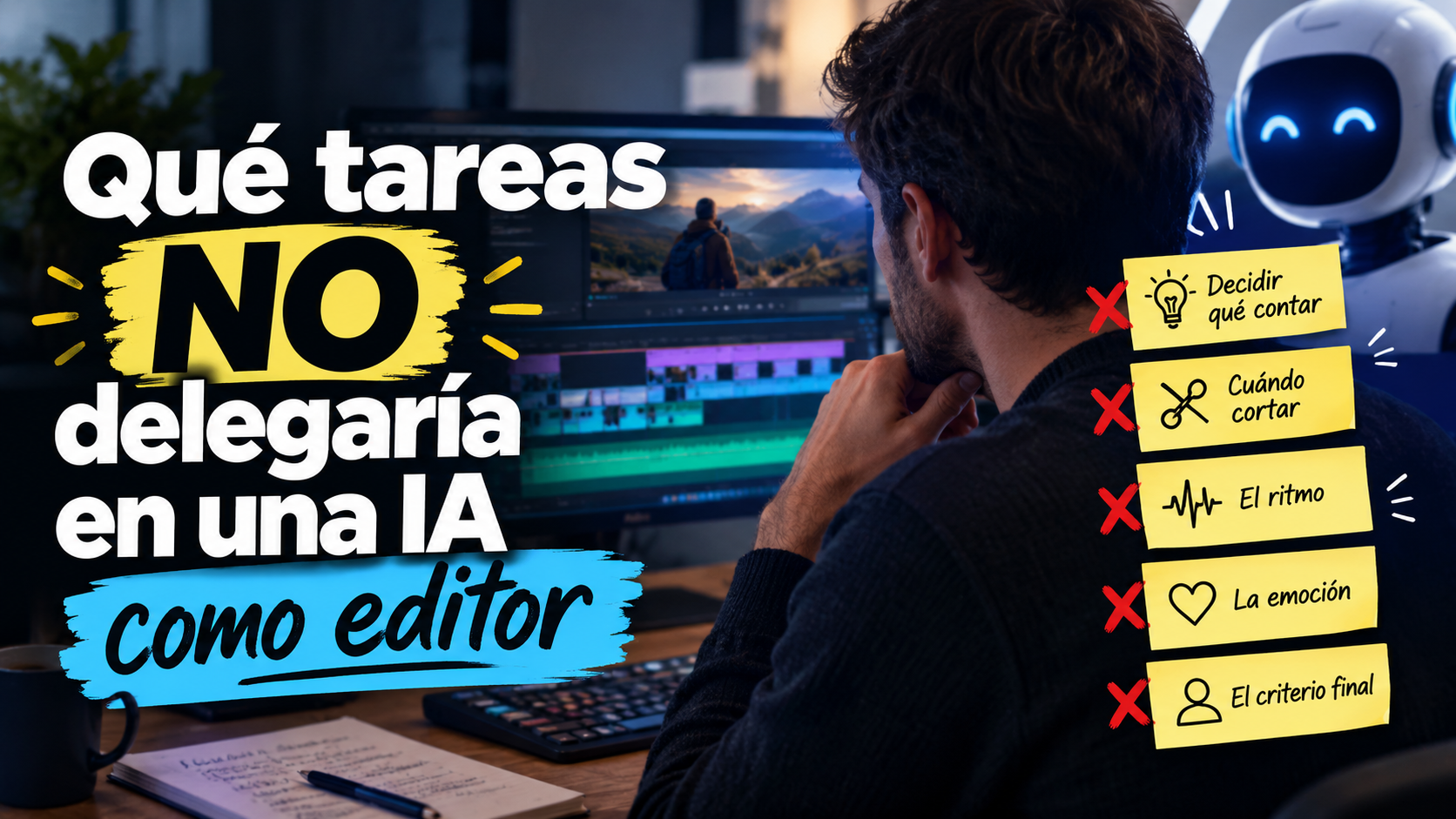 Qué tareas no delegaría a una IA